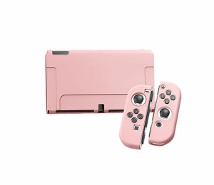 SHEAWA Switch OLED 有機ELモデル用ケース 保護ケース カバー かわいい TPU 耐衝撃 アクセサリー (ライトピンク