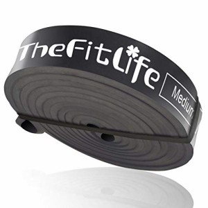 TheFitLife トレーニングチューブ 筋トレチューブ 懸垂チューブ (黒)