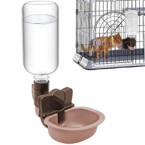 Athvcht ペット給水器 犬 猫自動給水器 犬 猫 ケージ 取付型 水飲み 給水器 自動 給水 ペットボトル 使用 ウォーターボトル 食器