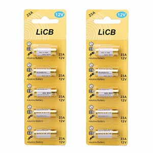 LiCB 10本セット 23A 12V アルカリ電池