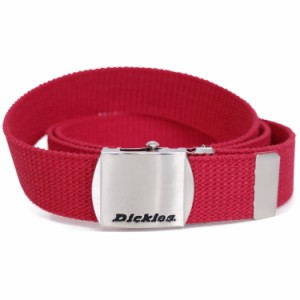 Dickies(ディッキーズ) ベルト メンズ カジュアルベルト 32mm アクリル ポリ ガチャベルト レッド