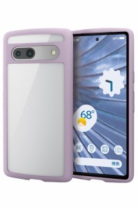 エレコム Google Pixel 7a ケース TOUGH SLIM LITE 耐衝撃 衝撃吸収 スリム 軽量 フレームカラー 背面クリア ラ