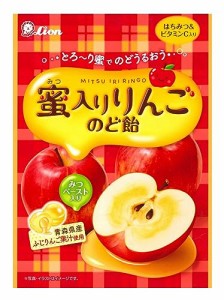 ライオン菓子 蜜入りりんごのど飴 62g×6個