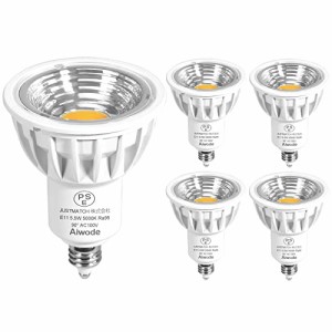 Aiwode LED電球 、E11口金LEDスポットライト、5.5W(50-60W形相当)、昼白色5000K、非調光器対応、RA95 広角90度