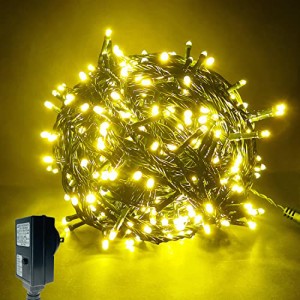 [Vividsunny] LEDイルミネーションライト 15m 250球 8パターン 複数接続 屋外 防水 クリスマス飾り 部屋 LED電飾 パ