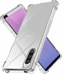 LAYJOY Xperia 10 V ケース 透明ソフトTPU 米軍MIL規格 耐衝撃 カバー『SO-52D SOG11 対応』 [ 四隅?化保