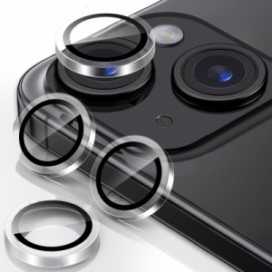 3枚セットカメラレンズカバー iPhone15/iPhone15 Plusに適用 カメラ保護 アルミ合金製+強化ガラス アイフォン15/15pl
