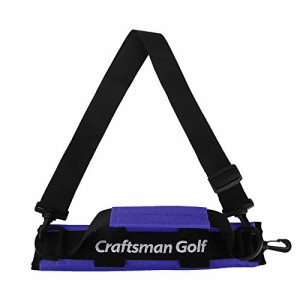 CRAFTSMAN(クラフトマン) ゴルフクラブ収納ホルダー バッグ ケース コンパクトキャリー 9本収納 ティー収納 フック付き 練習用 携帯