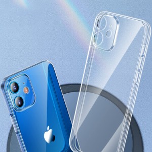 iPhone 12 mini ケース クリア 耐衝撃 透明 TPU 落下防止 薄型 軽量 一体型 人気 全面保護カバー iPhone12mini