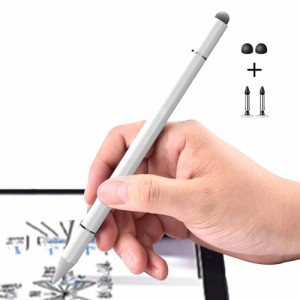 KeManni タッチペン 3in1 スタイラスペン 極細 充電不要 アイフォン ペン iPad iPhone Android タブレット(PC