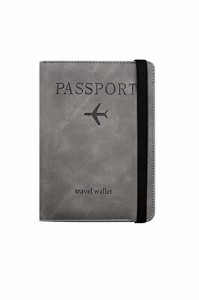 [YFFSFDC] パスポートケース スキミング防止 カバー ホルダー トラベルウォレット カードケース 多機能収納ポケット 国内海外旅行用品