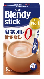 AGF ブレンディ スティック 紅茶オレ 甘さなし 8本×6箱  ミルクティー  無糖