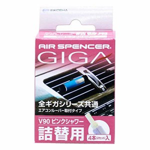 栄光社 車用 芳香消臭剤 エアースペンサー ギガリッジ エアコン取り付け型 詰め替え用 ピンクシャワーの香り