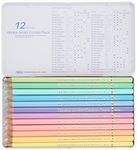 ホルベイン アーチスト色鉛筆 OP903 パルテルトーン12色セット 20903