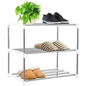 2台 IKEA イケア ビッサ シューズボックス2段 収納家具 玄関収納