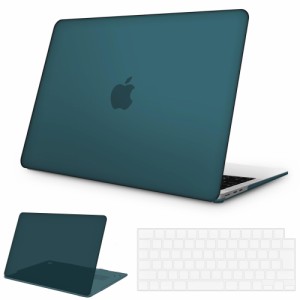 M3 M2チップモデル 用 マット加工・ダークシアン 特別版NPUOLS MacBook Air 13.6インチ 用 つや消しの質感・ディープテ