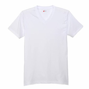 [ヘインズ] 半袖Tシャツ (3枚組) 乾きやすい ドライな肌触り Vネック 青ラベル メンズ HM2125G ホワイト(Vネック) XL