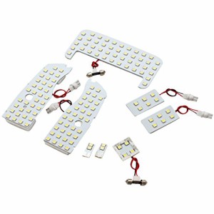 Ranzek トヨタ 30系 プリウス 純白 ホワイト LED ルームランプ 8点セット ムーンルーフ無し専用 ZVW30 前期/後期対応