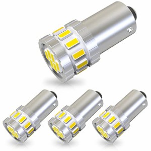 TORIBIO BA9S G14 LED ホワイト 車用LED高爆光 18連3014素子 ポジションランプ スモールランプ ライセンスランプ ル