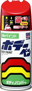 ソフト99(SOFT99) 99工房 補修ペイント ボデーペン Hー411 300ml HONDA(ホンダ) R81 ミラノレッド 自動車ボディ