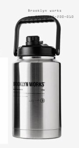 ブルックリン ワークス BROOKLYN WORKS WATER JUG 3.8L  ウォータージャグ シルバー