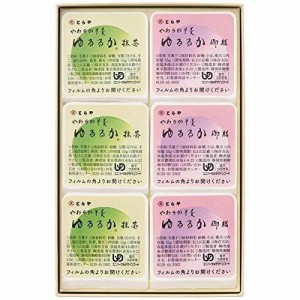 とらや やわらか羊羹 ゆるるか 6個入（御膳・抹茶）和菓子  敬老の日 父の日 水ようかん