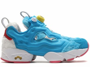 【即日発送】リーボック REEBOK ドラえもん インスタポンプフューリー スニーカー 【 DORAEMON FURRY BLUE WHITE PINKYELLOW 】