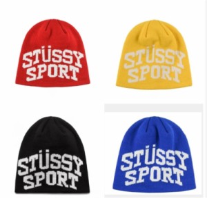 ステューシー STUSSY ニット帽 SPORT JACQUARD SKULLCAP BEANIE ( stussy beanie ビーニー 帽子 ニットキャップ メンズ 1321153 USAモデ