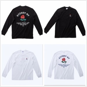 (ステューシー) STUSSY BROOKLYN ROSE LS TEE 長袖 メンズ 長袖 Tシャツ ストック ロゴ stussy トップス コットンメンズ [並行輸入品]