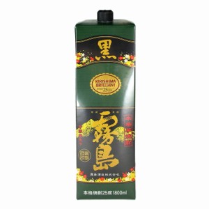 黒霧島 パック 芋焼酎 25度 1800ml 霧島酒造