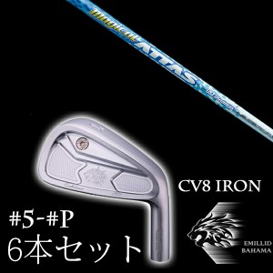 エミリットバハマ カールヴィンソン CV8アイアン #5-PW 6本セット USTマミア マジカルアッタス アイアン magical ATTAS Iron EMILLID BAH