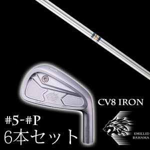 エミリットバハマ カールヴィンソン CV8アイアン #5-PW 6本セット ケーズ2001アルファ 島田ゴルフ製作所 EMILLID BAHAMA