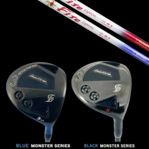 waoww BLUE/BLACK MONSTER SERIES RV-555 Type-S FAIRWAY WOOD//ワオ/ブルー/ブラック モンスター シリーズ/フェアウェイウッド タイプエ