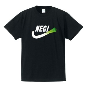 （ゆうパケット対応）おもしろキッズTシャツ 「NEGI」 ジュニアサイズの半袖Tシャツ