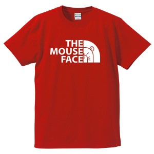 パロディＴシャツ 「THE MOUSE FACE」ジョーク/面白い/メンズ/レディース/tshirts/サイズS〜XL【ゆうパケット対応】