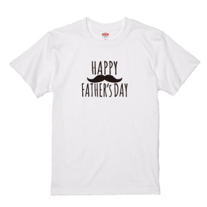 父の日◎オリジナルプリントTシャツ 「HAPPY FATHER’S DAY」 【ゆうパケット対応】