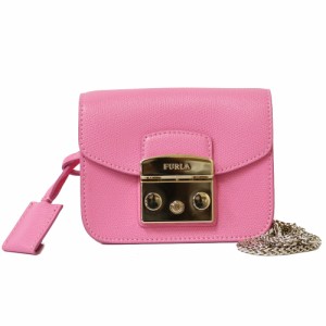 【限界値下げ祭】     フルラ Furla メトロポリスミニ ショルダーバッグ ピンク レディース 中古