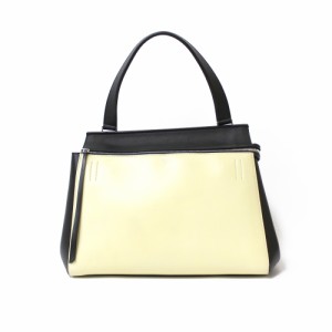 【限界値下げ祭】     セリーヌ CELINE エッジ ハンドバッグ ブラック レディース 中古