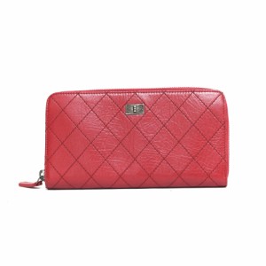 【限界値下げ祭】      シャネル CHANEL ワイルドステッチ 長財布 レディース 中古