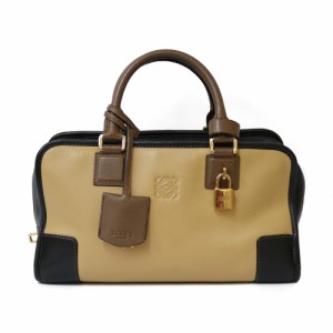 【限界値下げ祭】     ロエベ LOEWE アマソナ28 ハンドバッグ ベージュ レディース 中古