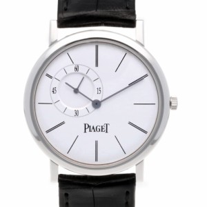 【限界値下げ祭9-OF】      ピアジェ PIAGET アルティプラノ 腕時計 時計 K18WG P10411 メンズ 中古