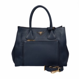 【限界値下げ祭】  プラダ PRADA VIT DAINO ハンドバッグ BLUETTE レディース 中古