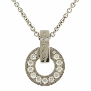 ブルガリ チクラディ 7ディスク ネックレス 18金 K18ホワイトゴールド ダイヤモンド ユニセックス BVLGARI  ブルガリダイヤモンドサイズ