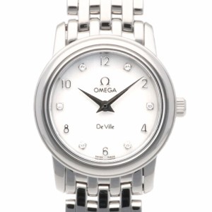 オメガ OMEGA デ・ヴィル プレステージ 腕時計 時計 ステンレススチール クオーツ レディース 1年保証 中古