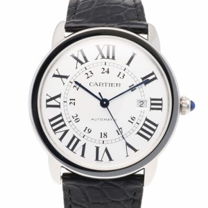 カルティエ CARTIER ロンドソロ XL 腕時計 時計 ステンレススチール 3517 自動巻き メンズ 1年保証 中古