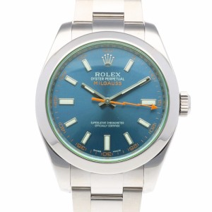ロレックス ROLEX ミルガウス 腕時計 時計 ステンレススチール 116400GV 自動巻き メンズ 1年保証 中古 R&Kリサイクルキング