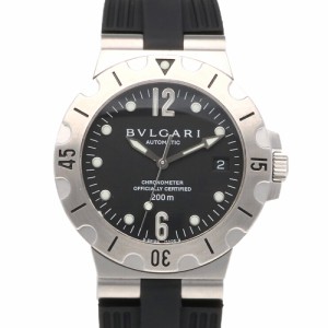 ブルガリ BVLGARI ディアゴノ スクーバ 腕時計 時計 ステンレススチール SD38S 自動巻き メンズ 1年保証 中古 R&Kリサイクルキング