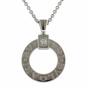 ブルガリ ブルガリ ブルガリ ネックレス 18金 K18ホワイトゴールド ダイヤモンド レディース BVLGARI  中古  R&Kリサイクルキング