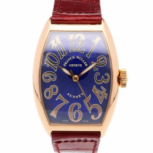 フランクミュラー トノーカーベックス サンセット 腕時計 時計 18金 K18ピンクゴールド 5850SC 自動巻き ユニセックス 1年保証 FRANCK MU