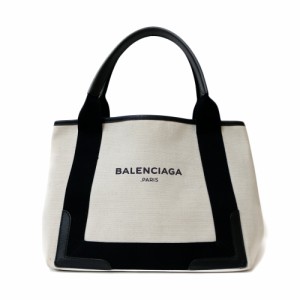 【限界値下げ祭44-OF】  バレンシアガ ネイビーカバ ショルダーバッグ バレンシアガ キャンバス ベージュ レディース BALENCIAGA 中古